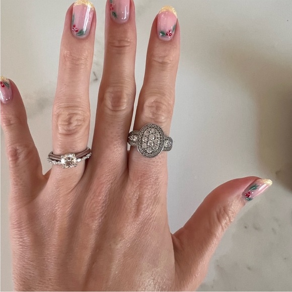 925 sterling silver & cz - Picture 7 of 8